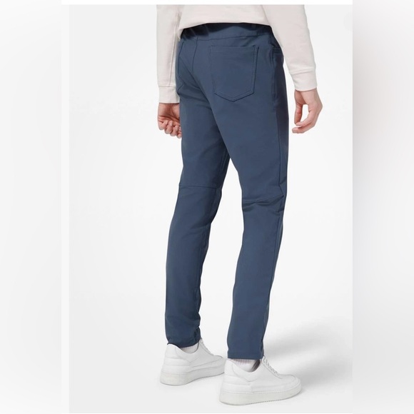 Lululemon ABC 5-Pocket Pants Mens 32 x 32 Blue Straight Fit Stretch LM5ADAS - Picture 3 of 9